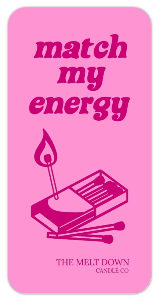 Match Energy Sticker