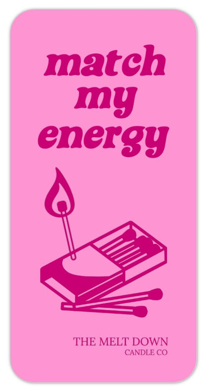 Match Energy Sticker